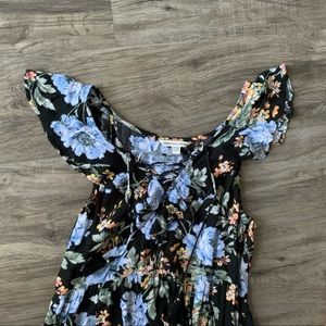 🦅American Eagle NEVER WORN High low floral dress